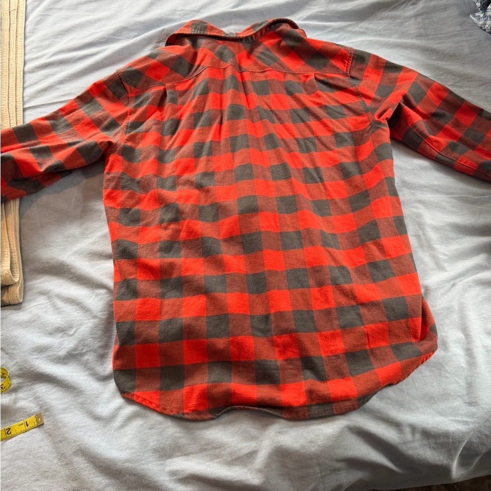 Burton Red and Gray Plaid Shirt - Picture 2 of 7